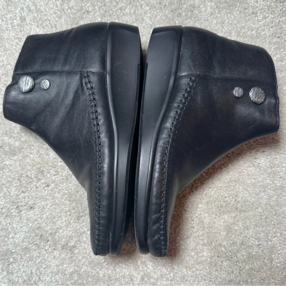 SAS Jade Wedge Ankle Boot Sz 8 M Black - Picture 4 of 11